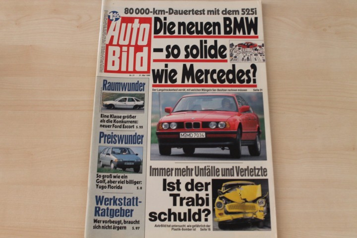 Deckblatt Auto Bild (21/1990)